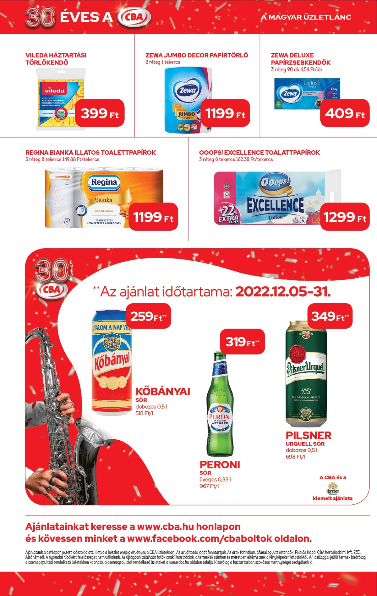 CBA akciós újság 12.08–12.14 – 8. oldal