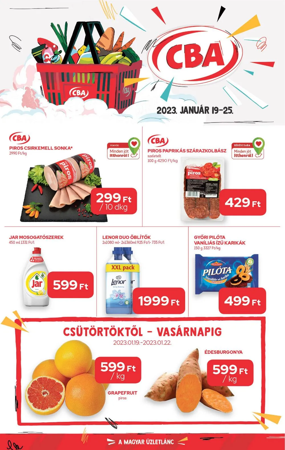 CBA akciós újság 01.19–01.25