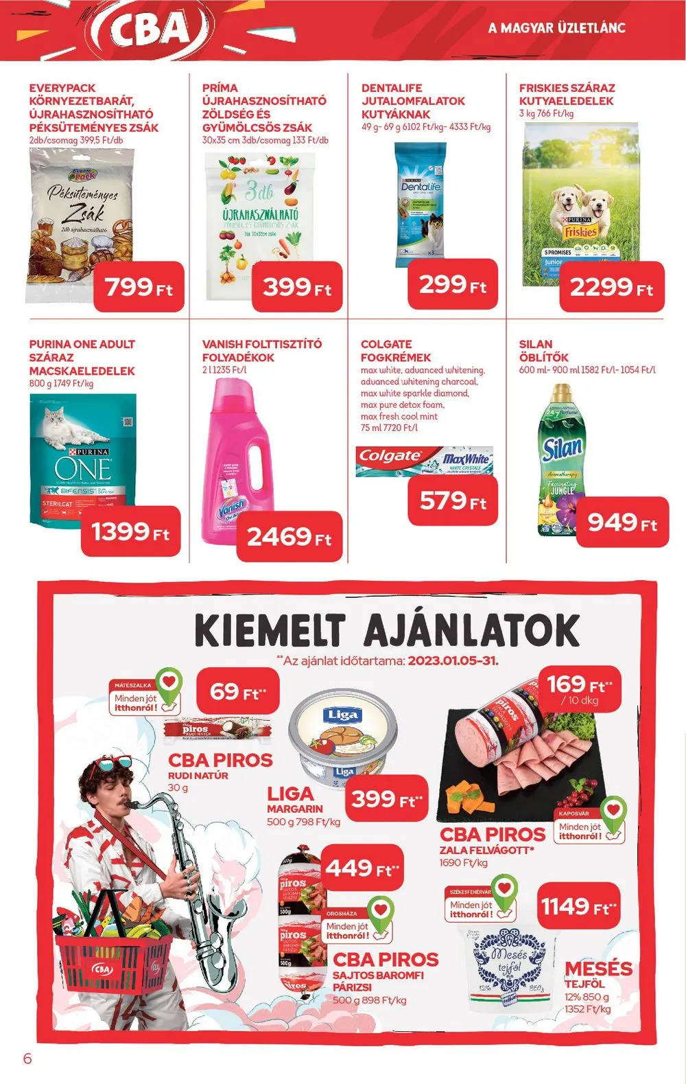 CBA akciós újság 01.19–01.25 – 6. oldal