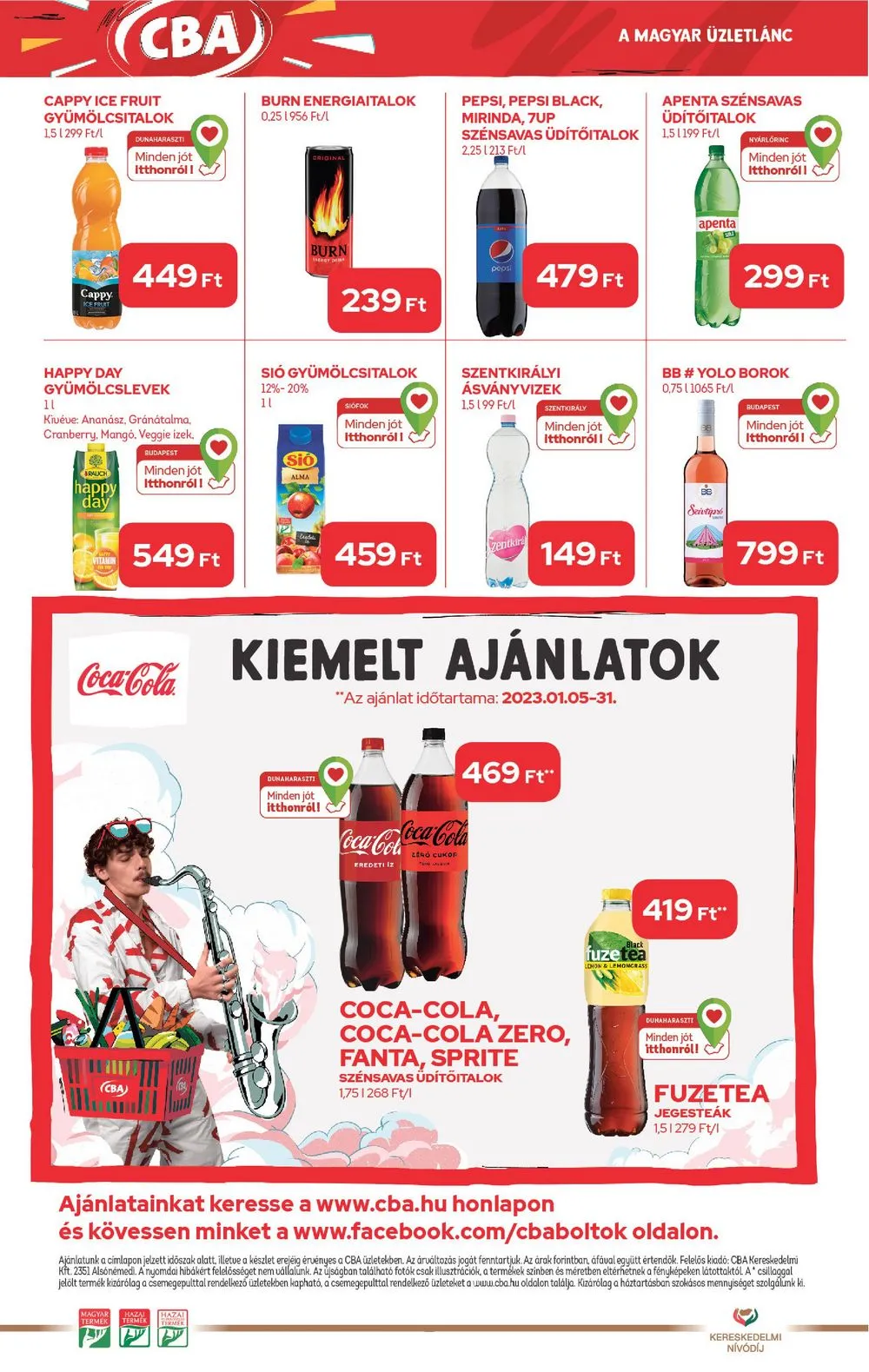 CBA akciós újság 01.19–01.25 – 8. oldal