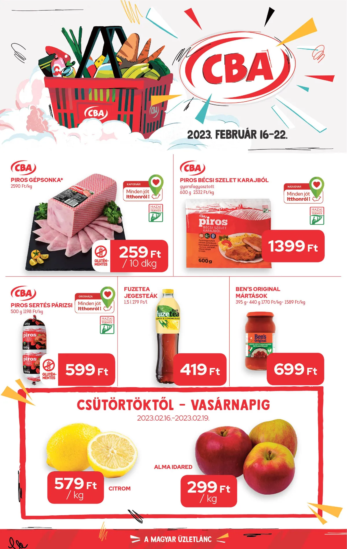 CBA akciós újság 02.16–02.22
