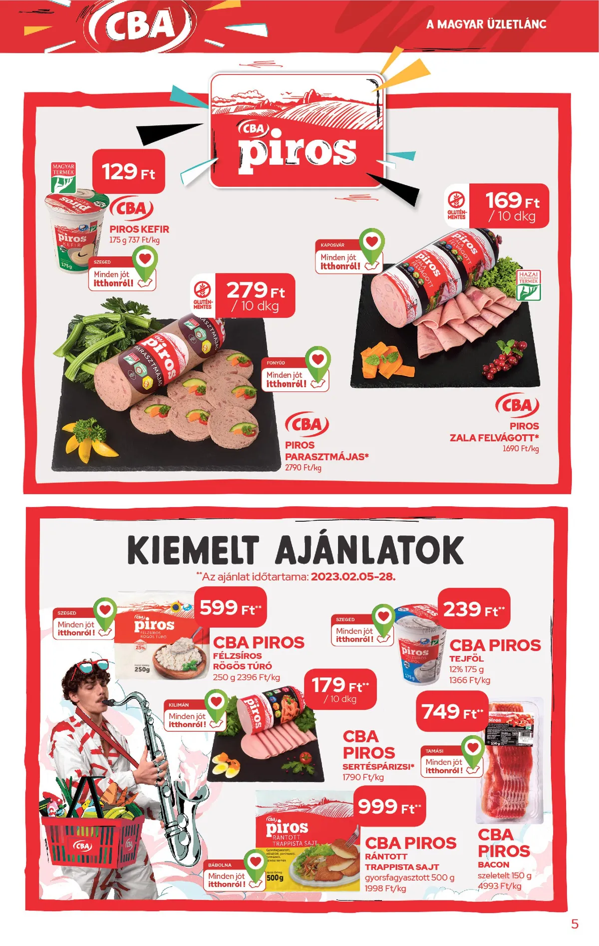 CBA akciós újság 02.16–02.22 – 5. oldal