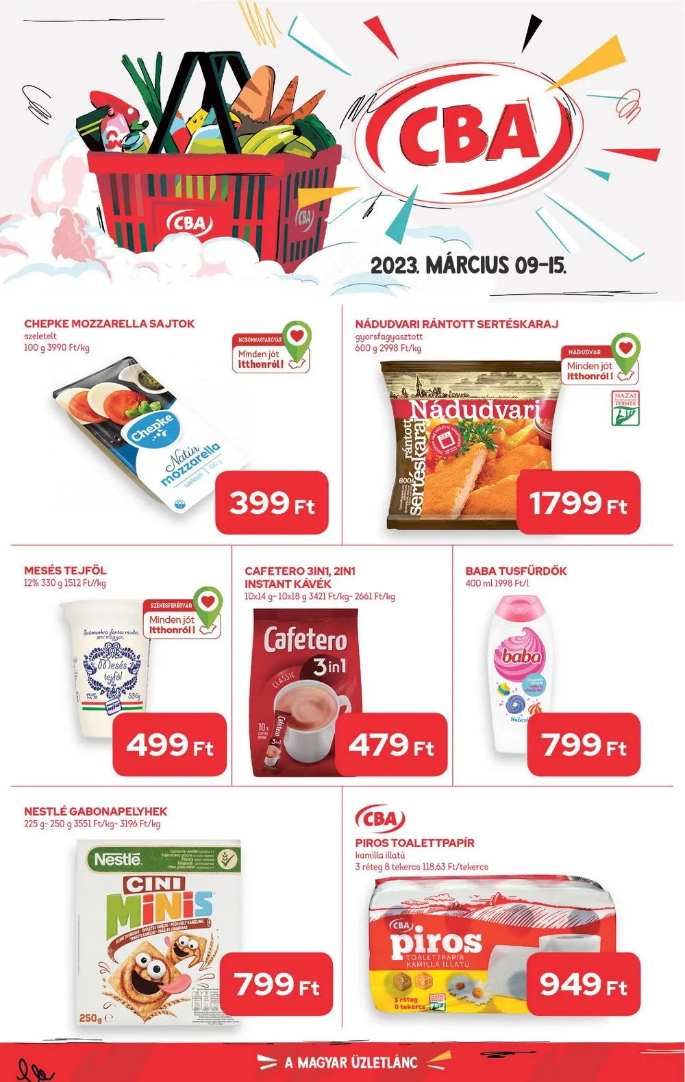 CBA akciós újság 03.09–03.15