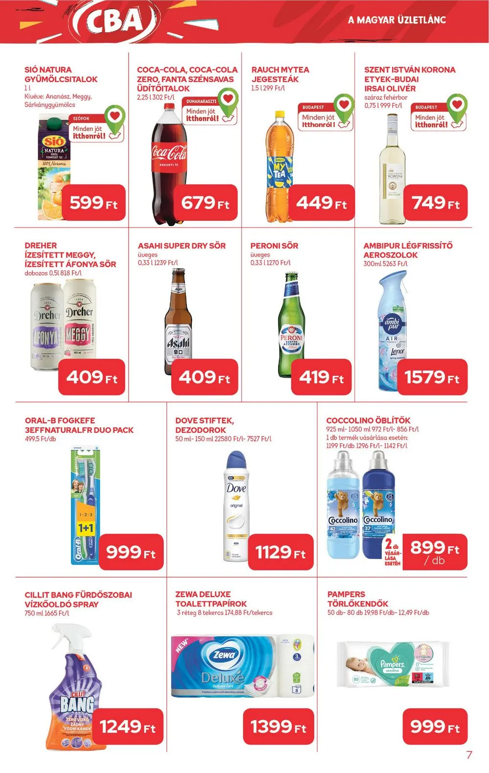 CBA akciós újság 03.09–03.15 – 7. oldal