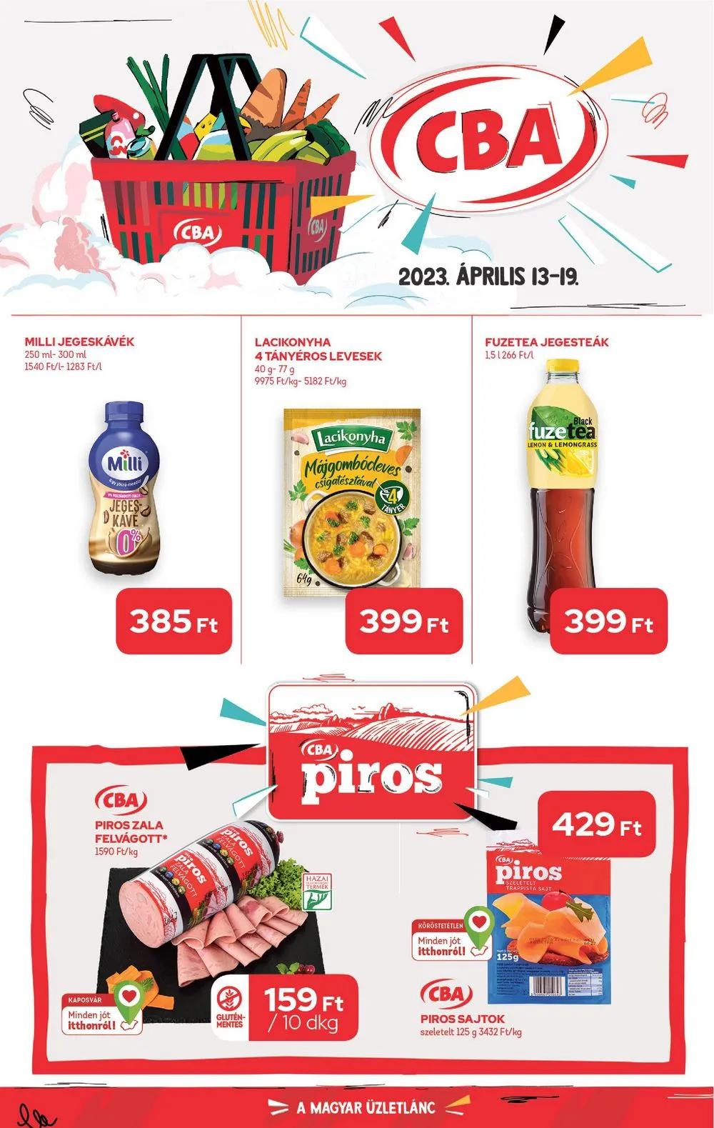 CBA akciós újság 04.13–04.19