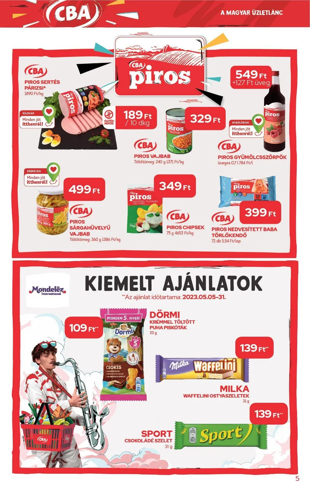 CBA akciós újság 05.11–05.17 – 5. oldal