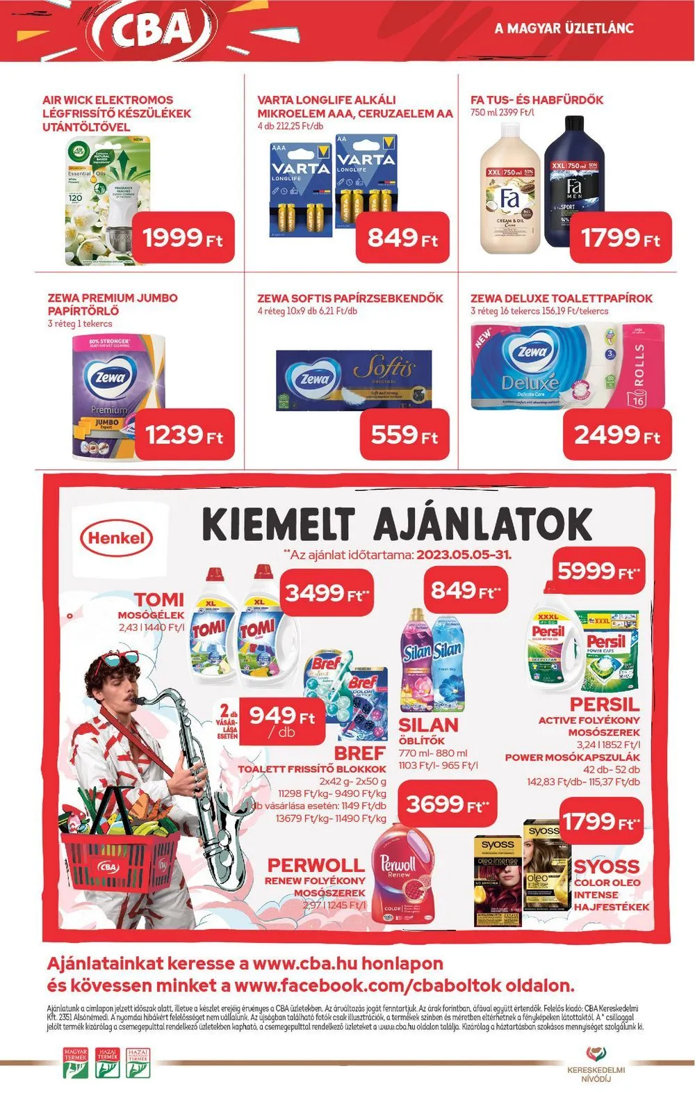 CBA akciós újság 05.11–05.17 – 8. oldal