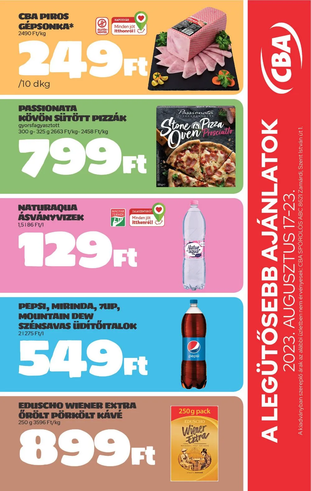 CBA akciós újság 08.17–08.23