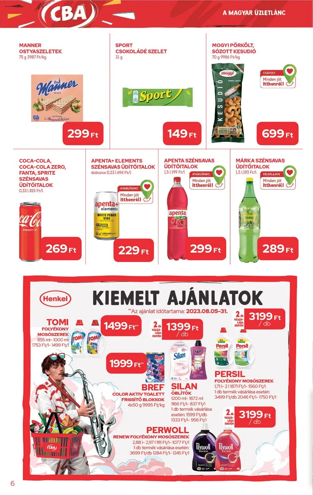 CBA akciós újság 08.17–08.23 – 6. oldal