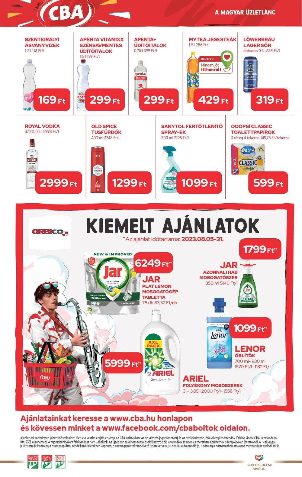 CBA akciós újság 08.24–08.30 – 4. oldal