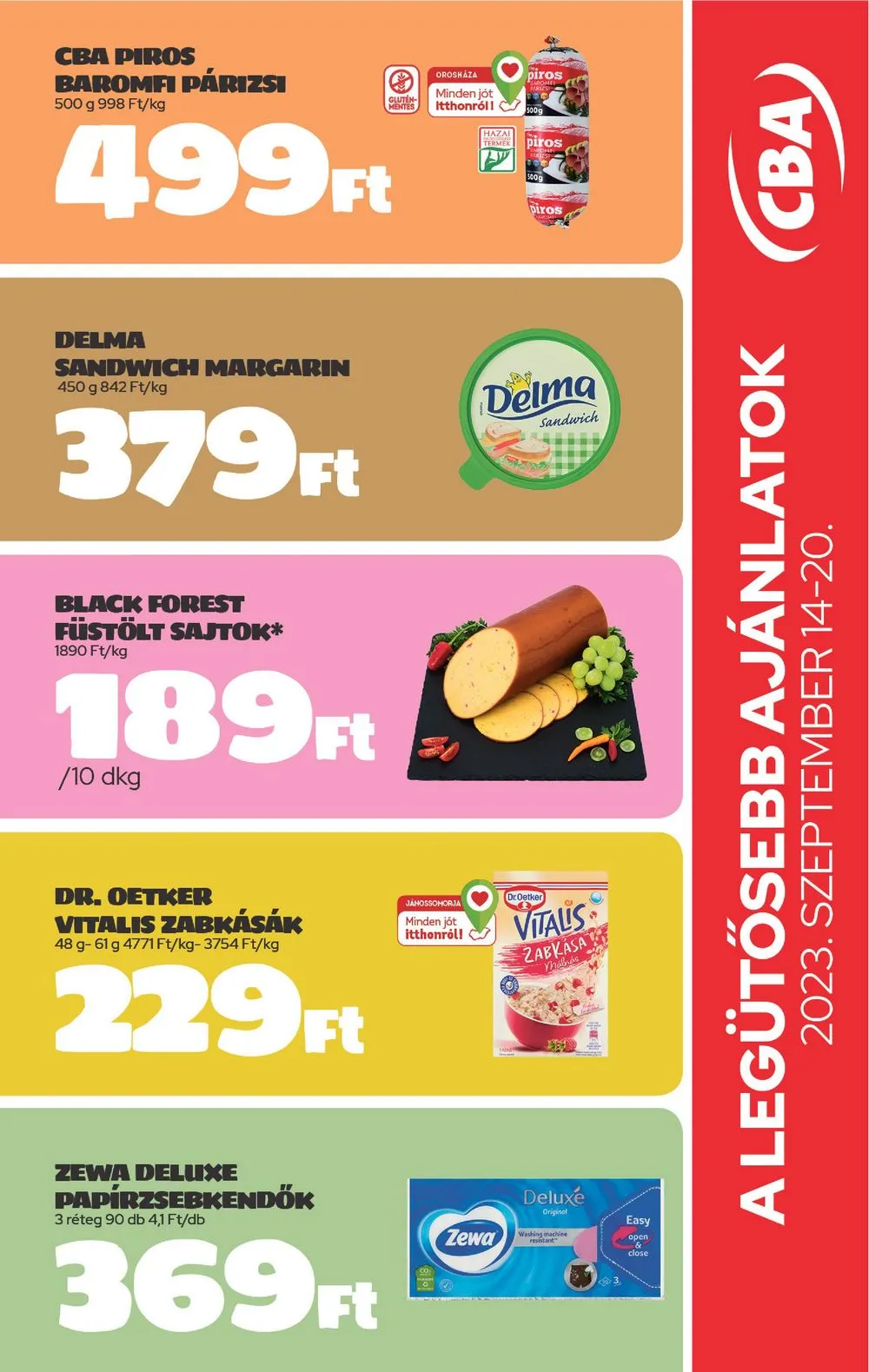 CBA akciós újság 09.14–09.20