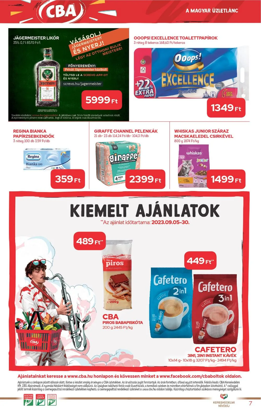CBA akciós újság 09.21–09.27 – 7. oldal