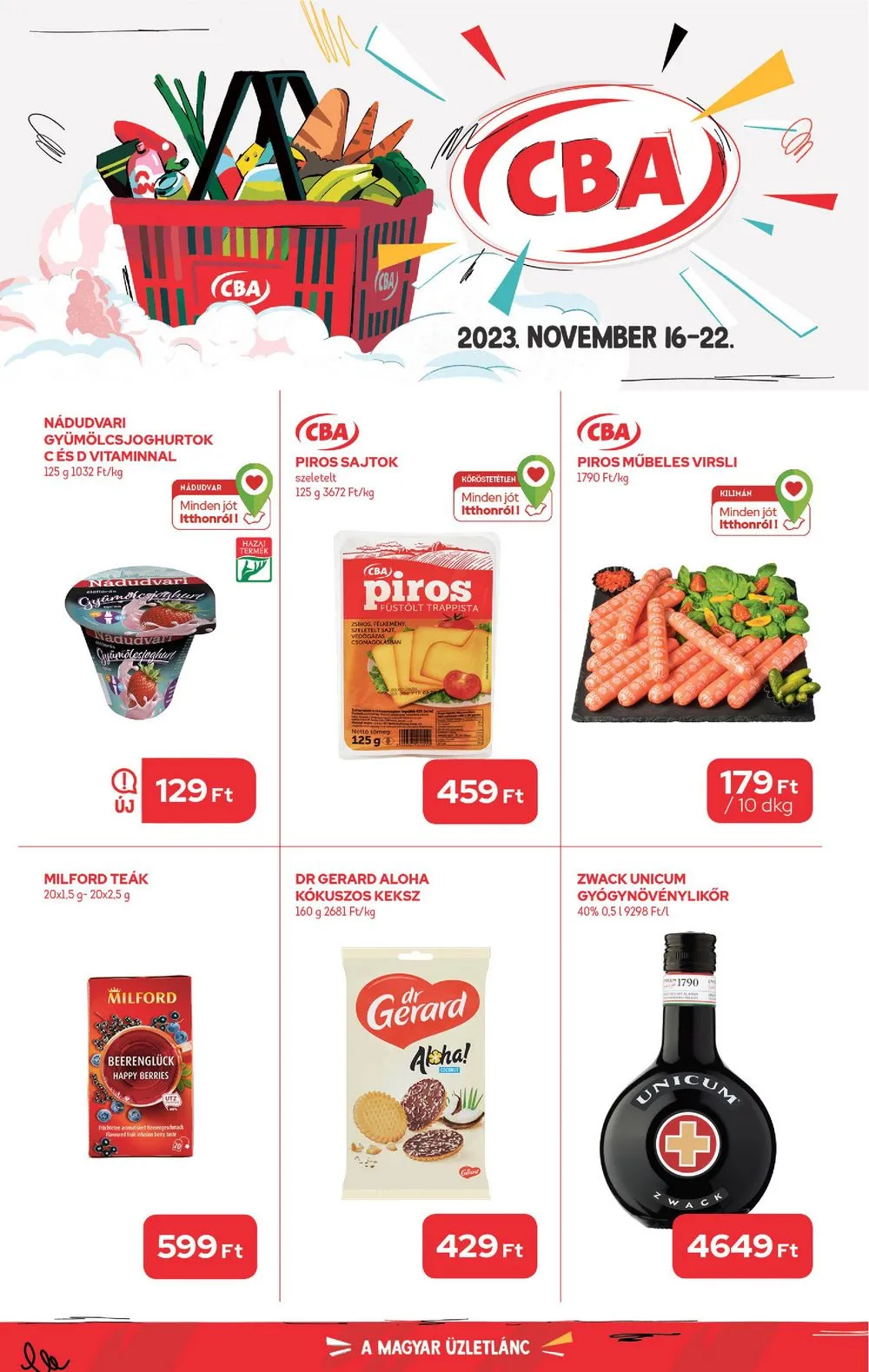 CBA akciós újság 11.16–11.22