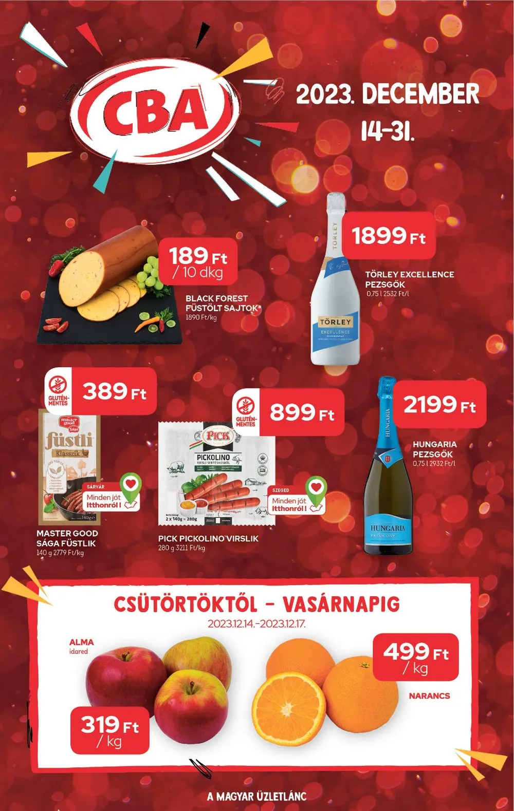 CBA akciós újság 12.14–12.31