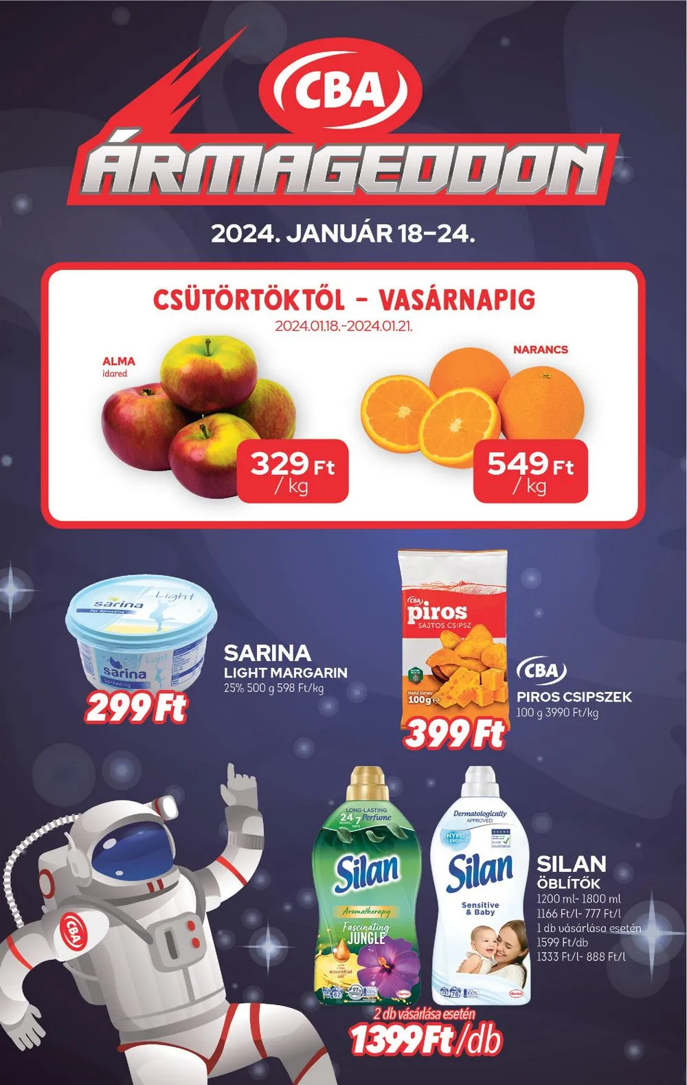 CBA akciós újság 01.18–01.24