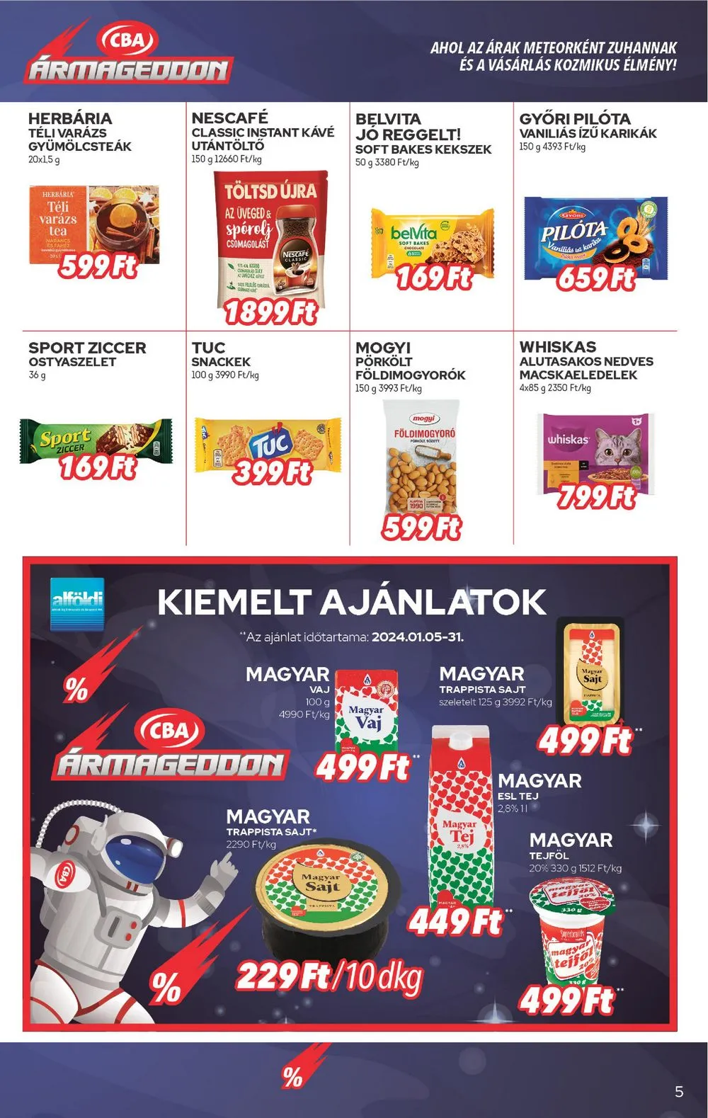 CBA akciós újság 01.18–01.24 – 5. oldal