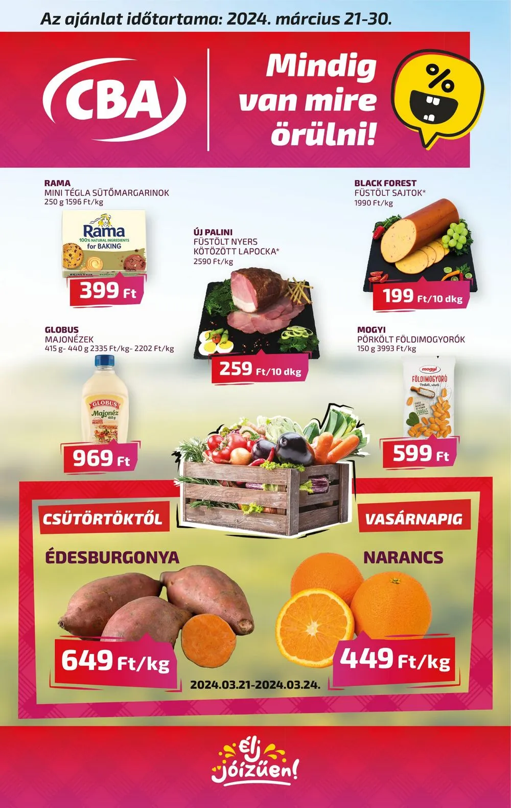 CBA akciós újság 03.21–03.30