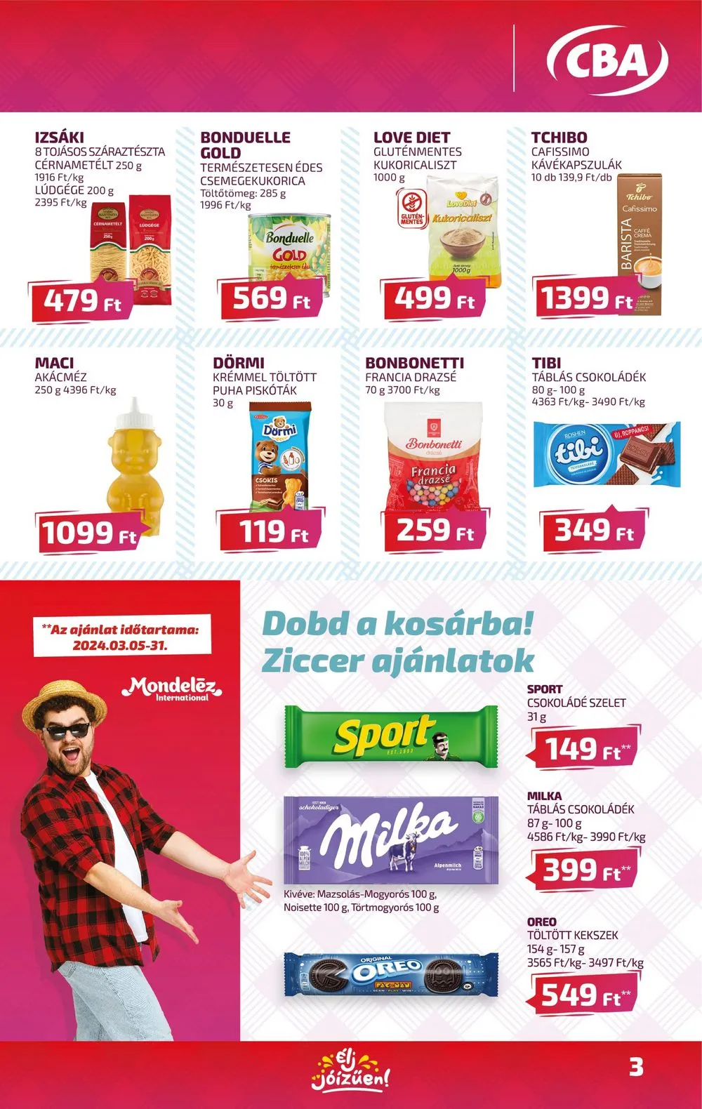 CBA akciós újság 03.21–03.30 – 3. oldal