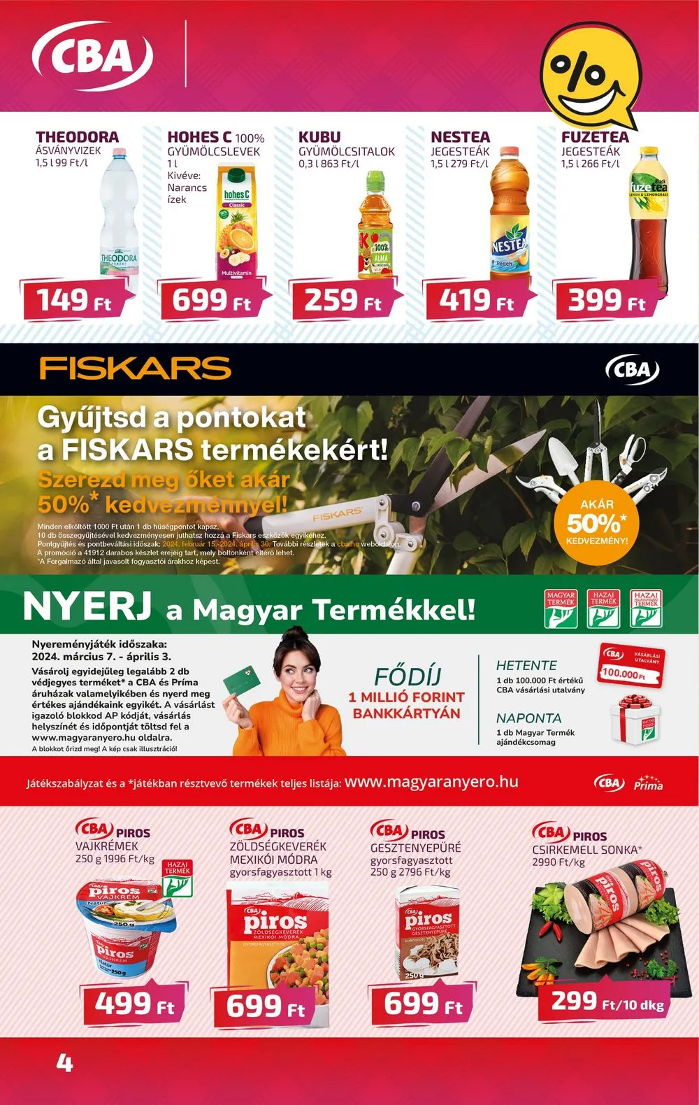 CBA akciós újság 03.21–03.30 – 4. oldal
