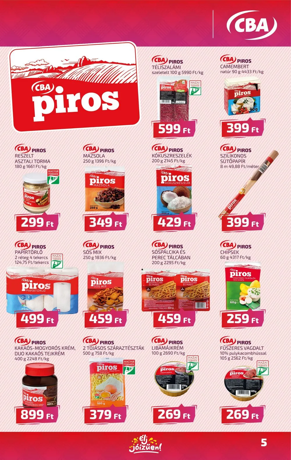 CBA akciós újság 03.21–03.30 – 5. oldal