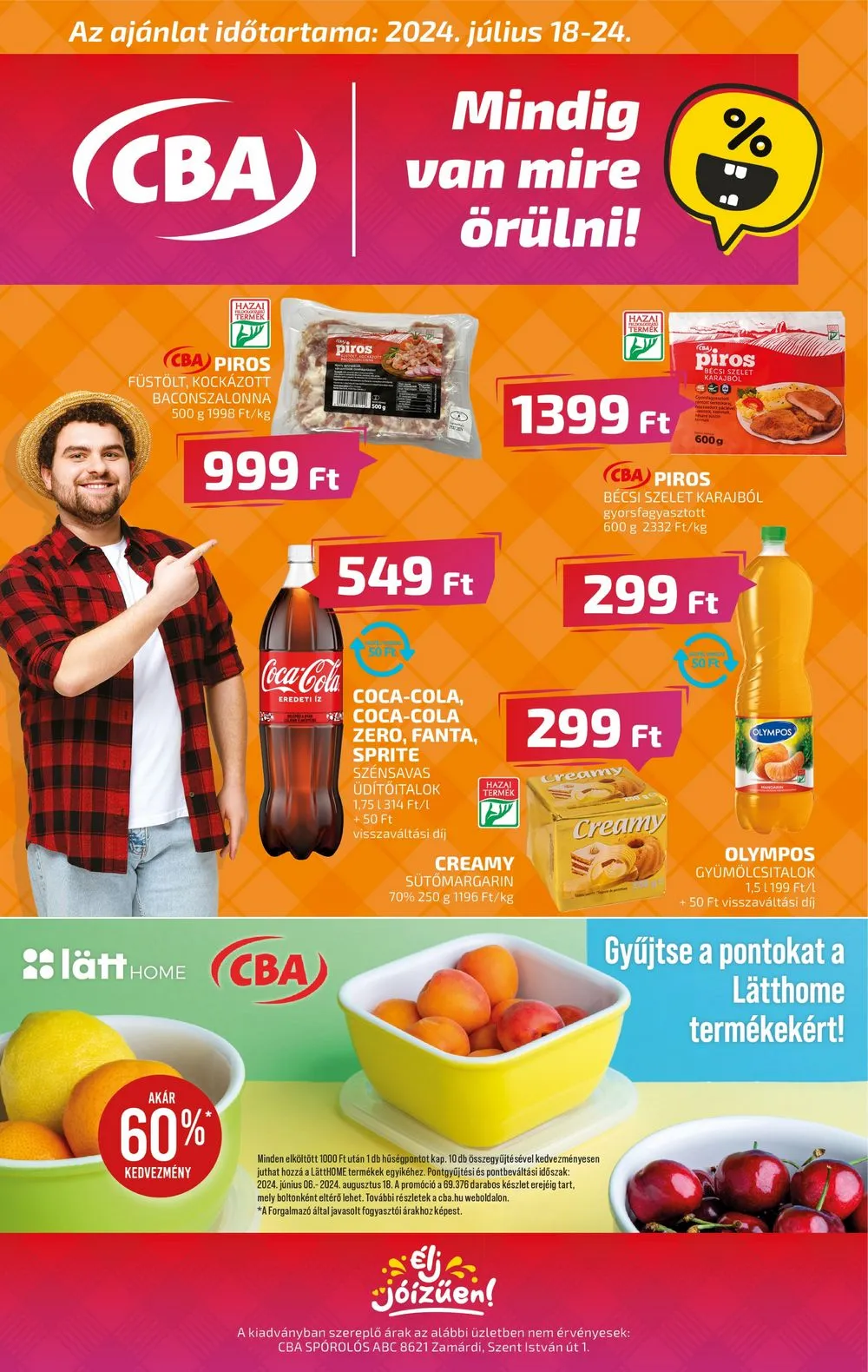 CBA akciós újság 07.18–07.24