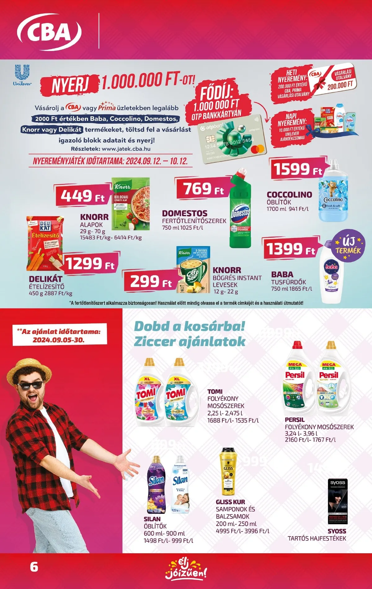 CBA akciós újság 09.12–09.18 – 6. oldal
