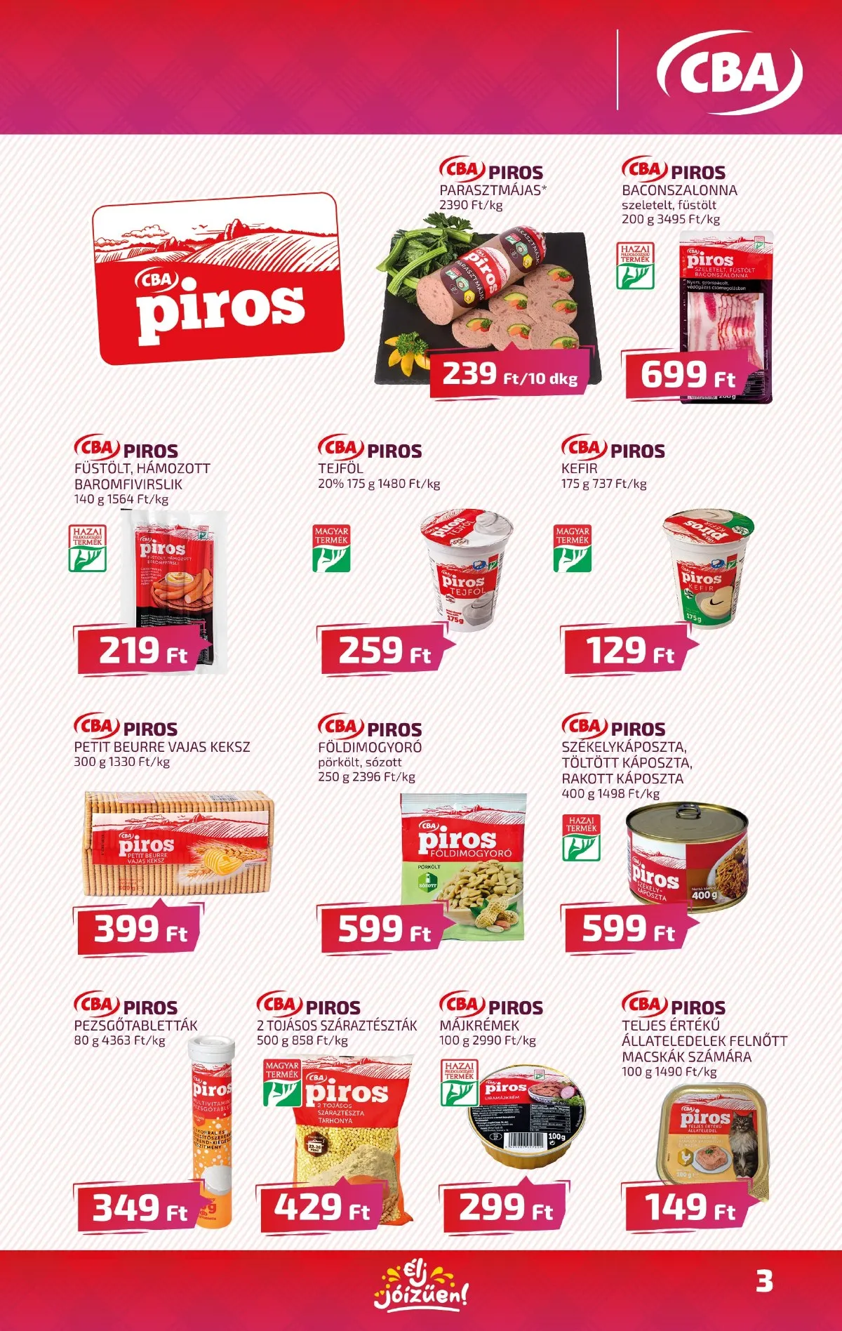 CBA akciós újság 09.19–09.25 – 3. oldal