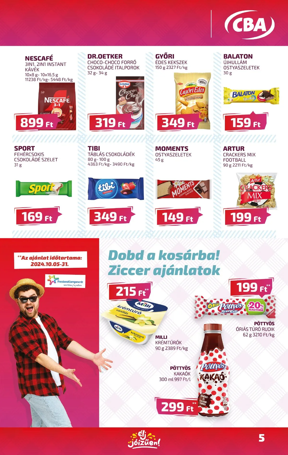 CBA akciós újság 10.10–10.16 – 5. oldal