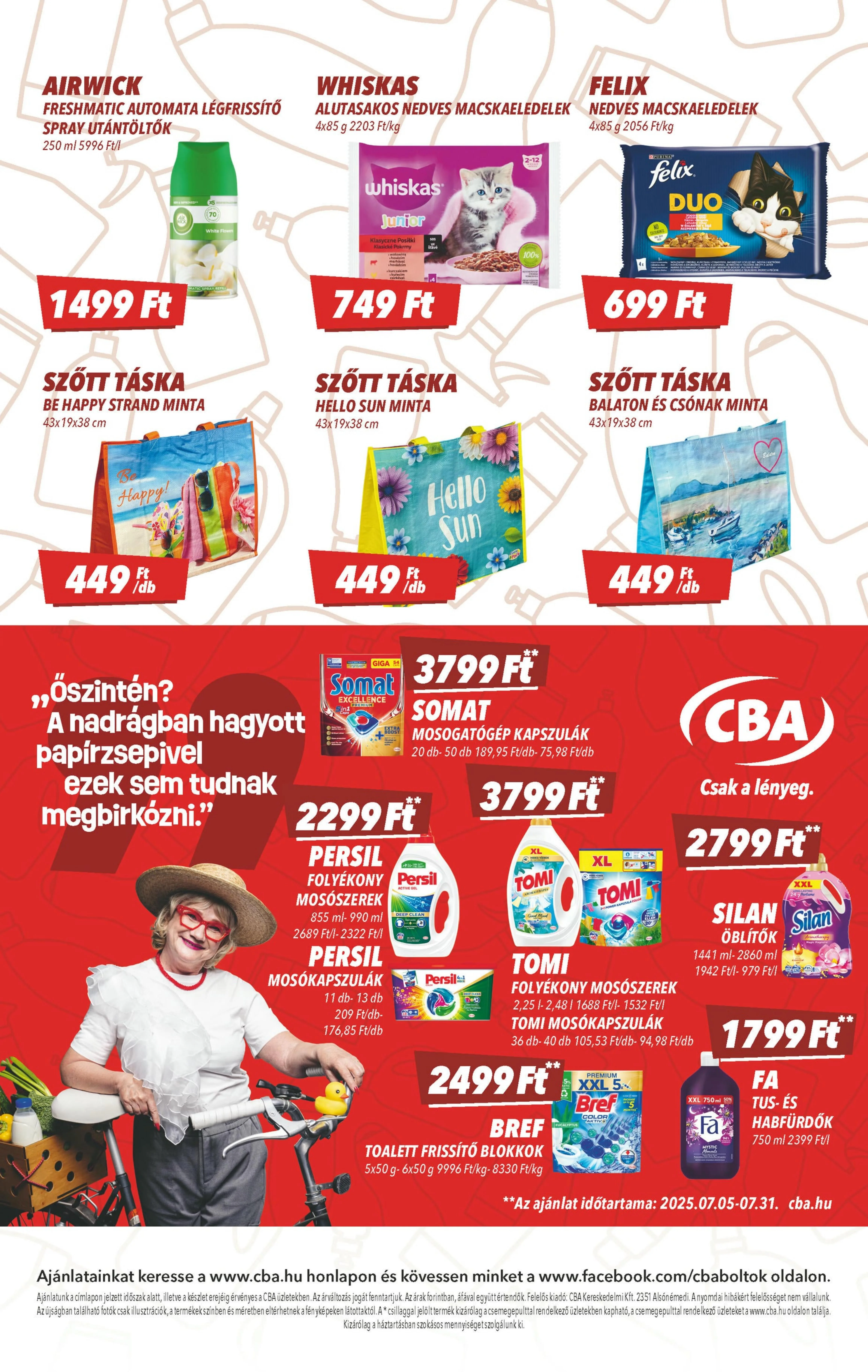 CBA akciós újság 07.10–07.16 – 8. oldal
