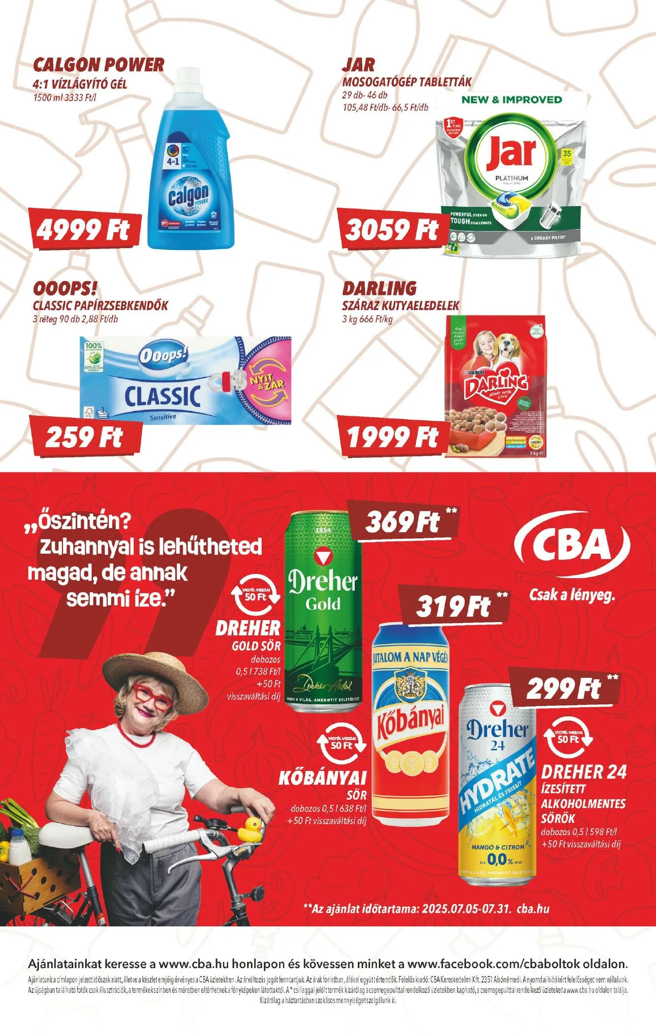 CBA akciós újság 07.17–07.23 – 8. oldal