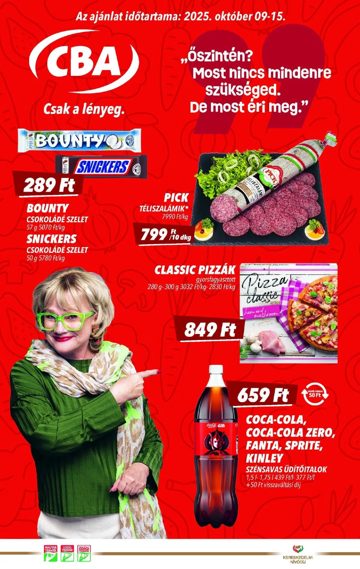 CBA akciós újság 10.09–10.15