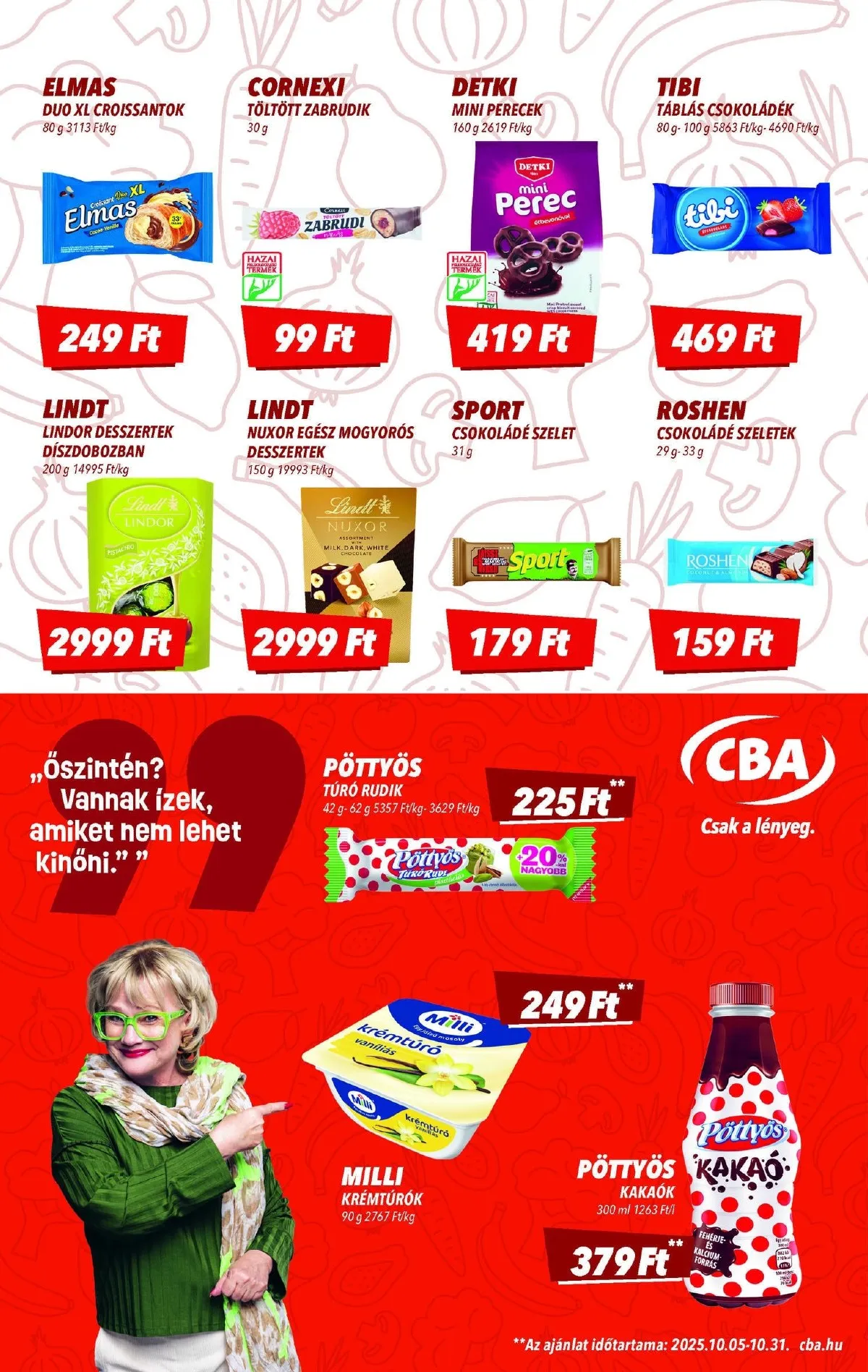 CBA akciós újság 10.09–10.15 – 4. oldal