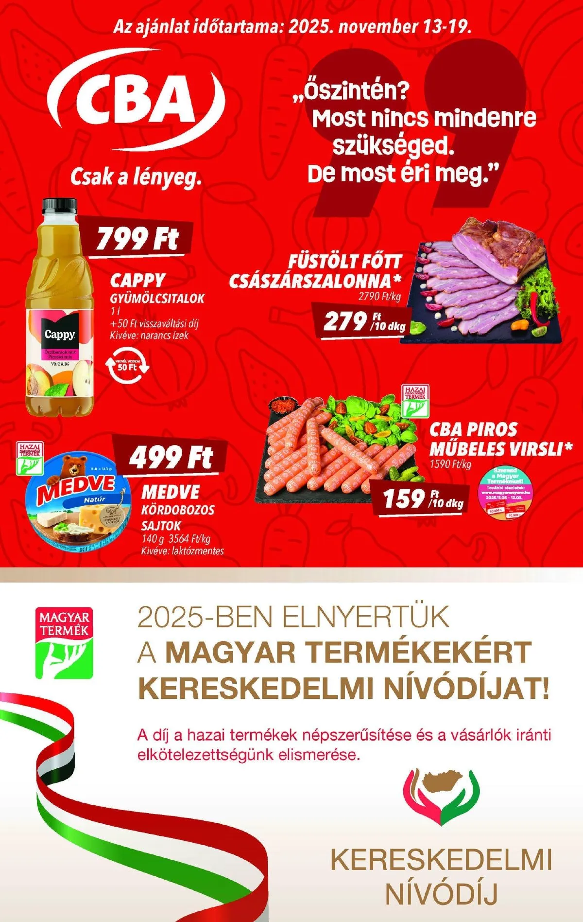 CBA akciós újság 11.13–11.19