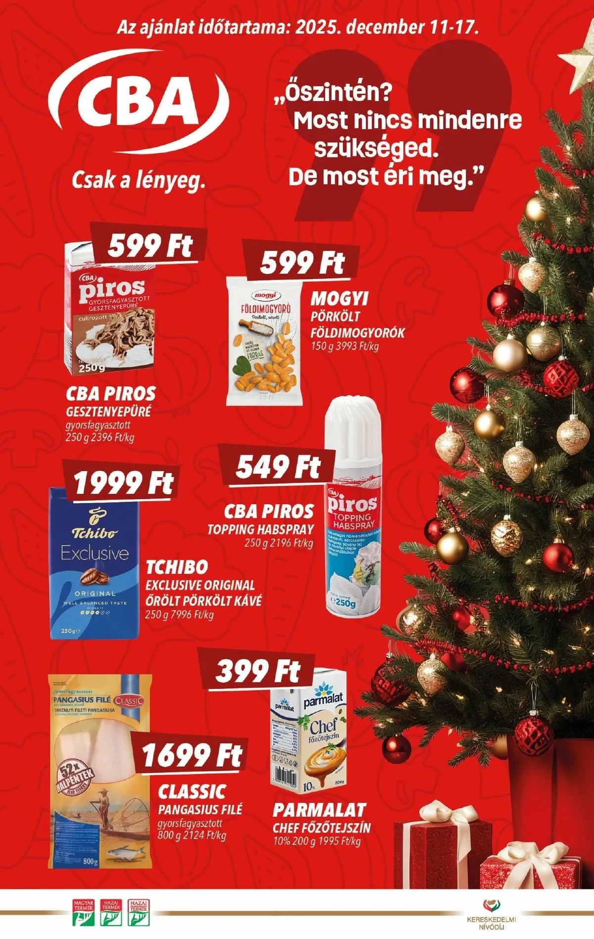 CBA akciós újság 12.11–12.17