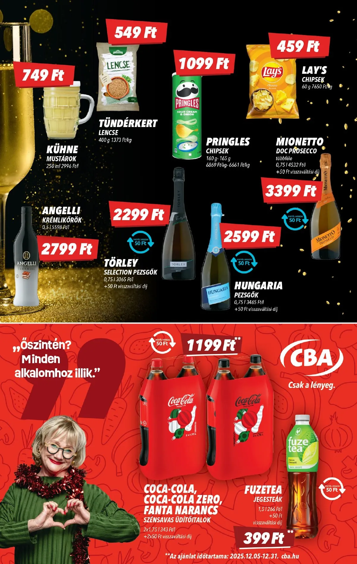 CBA akciós újság 12.18–12.31 – 5. oldal