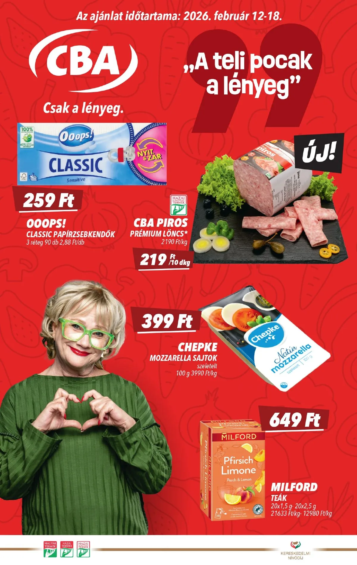 CBA akciós újság 02.12–02.18