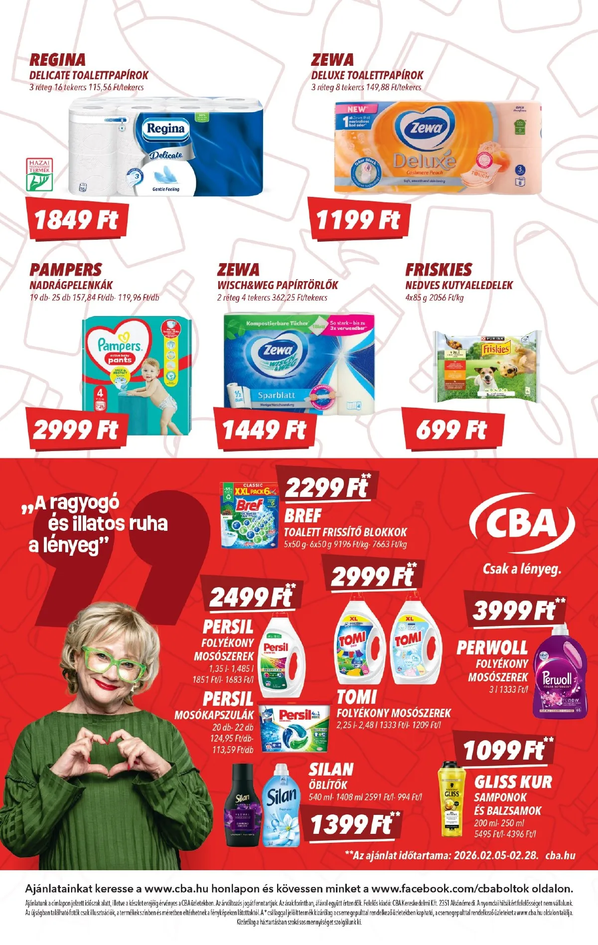 CBA akciós újság 02.12–02.18 – 8. oldal