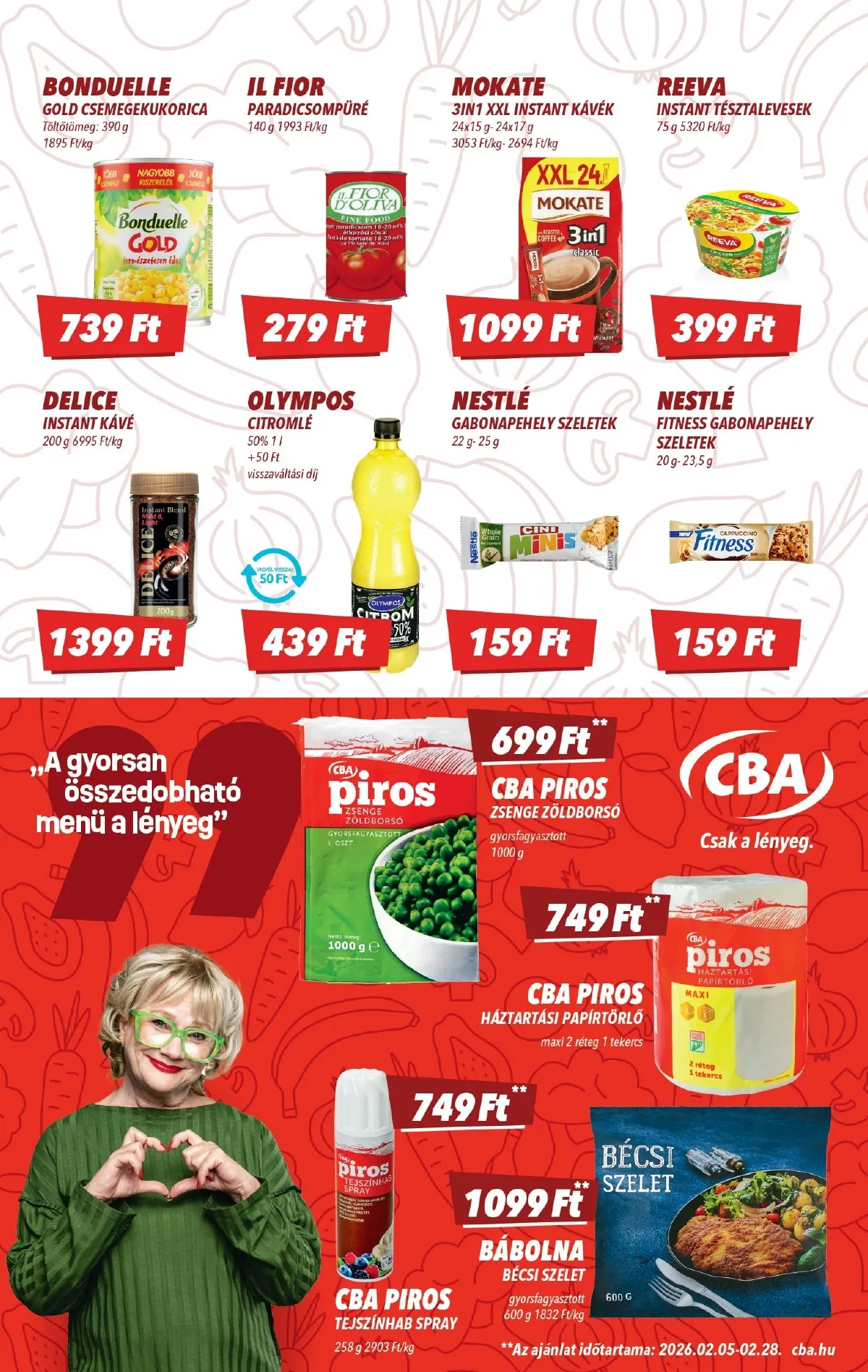 CBA akciós újság 02.19–02.25 – 3. oldal