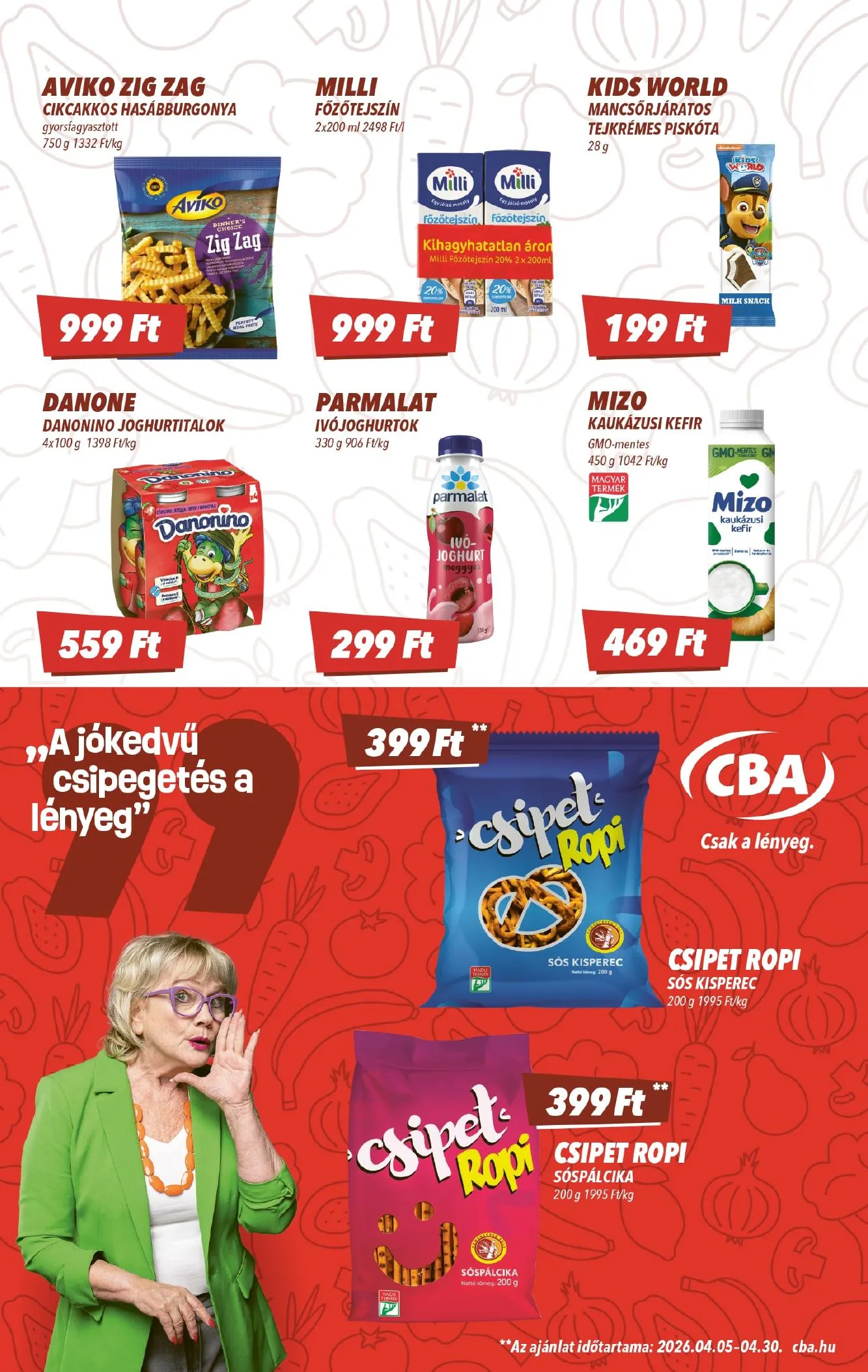 CBA akciós újság 04.16–04.22 – 3. oldal