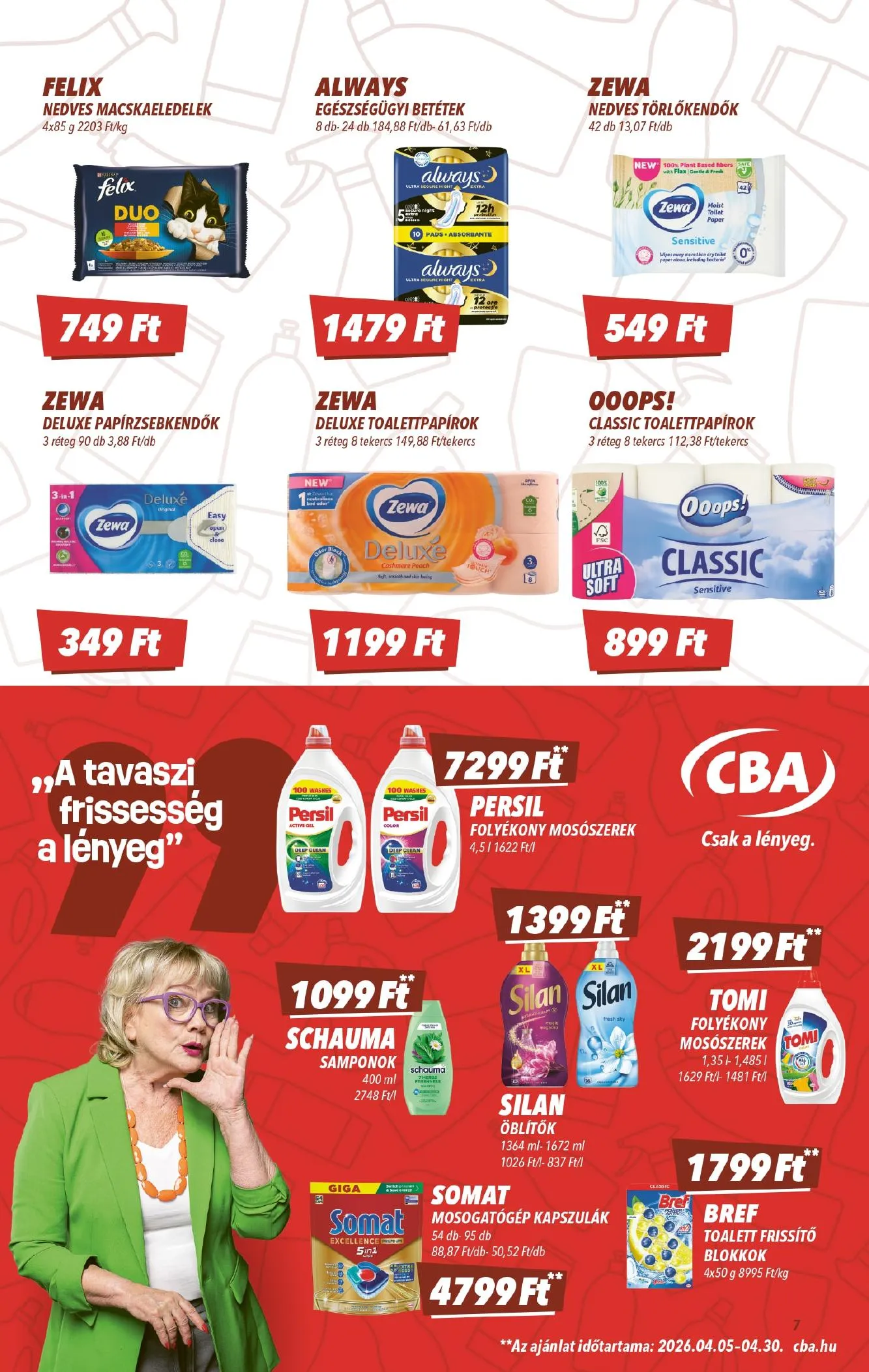 CBA akciós újság 04.16–04.22 – 7. oldal