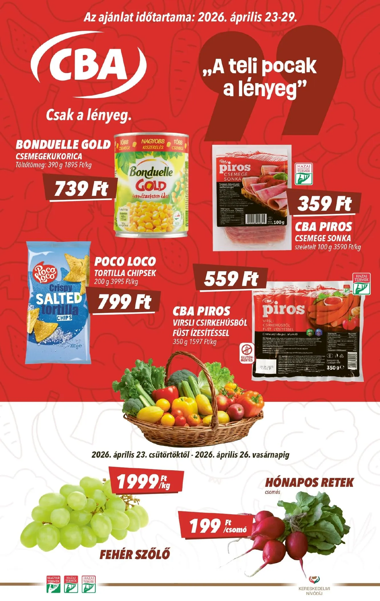 CBA akciós újság 04.23–04.29