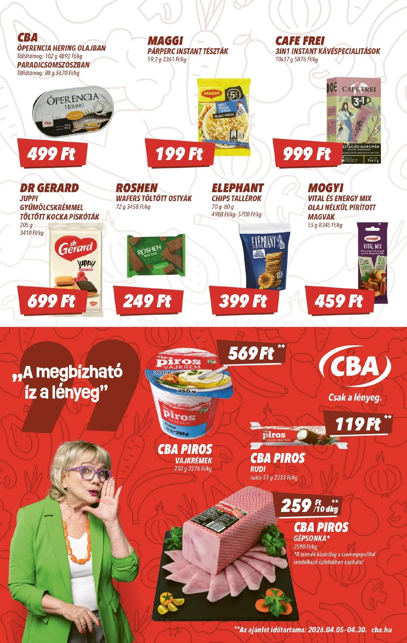 CBA akciós újság 04.23–04.29 – 5. oldal