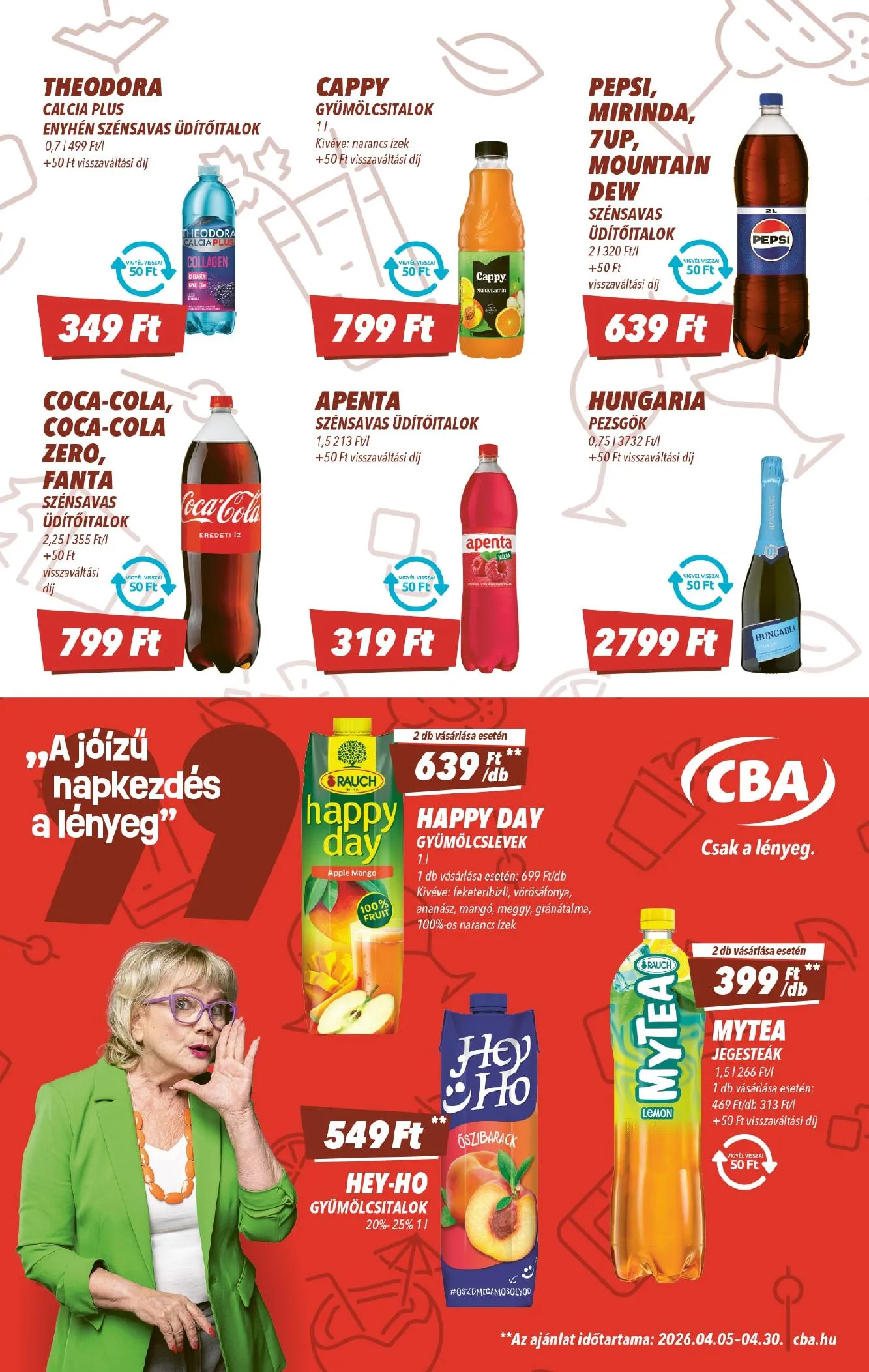 CBA akciós újság 04.23–04.29 – 6. oldal
