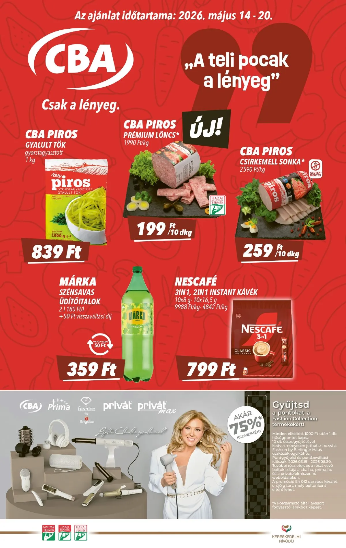CBA akciós újság 05.14–05.20