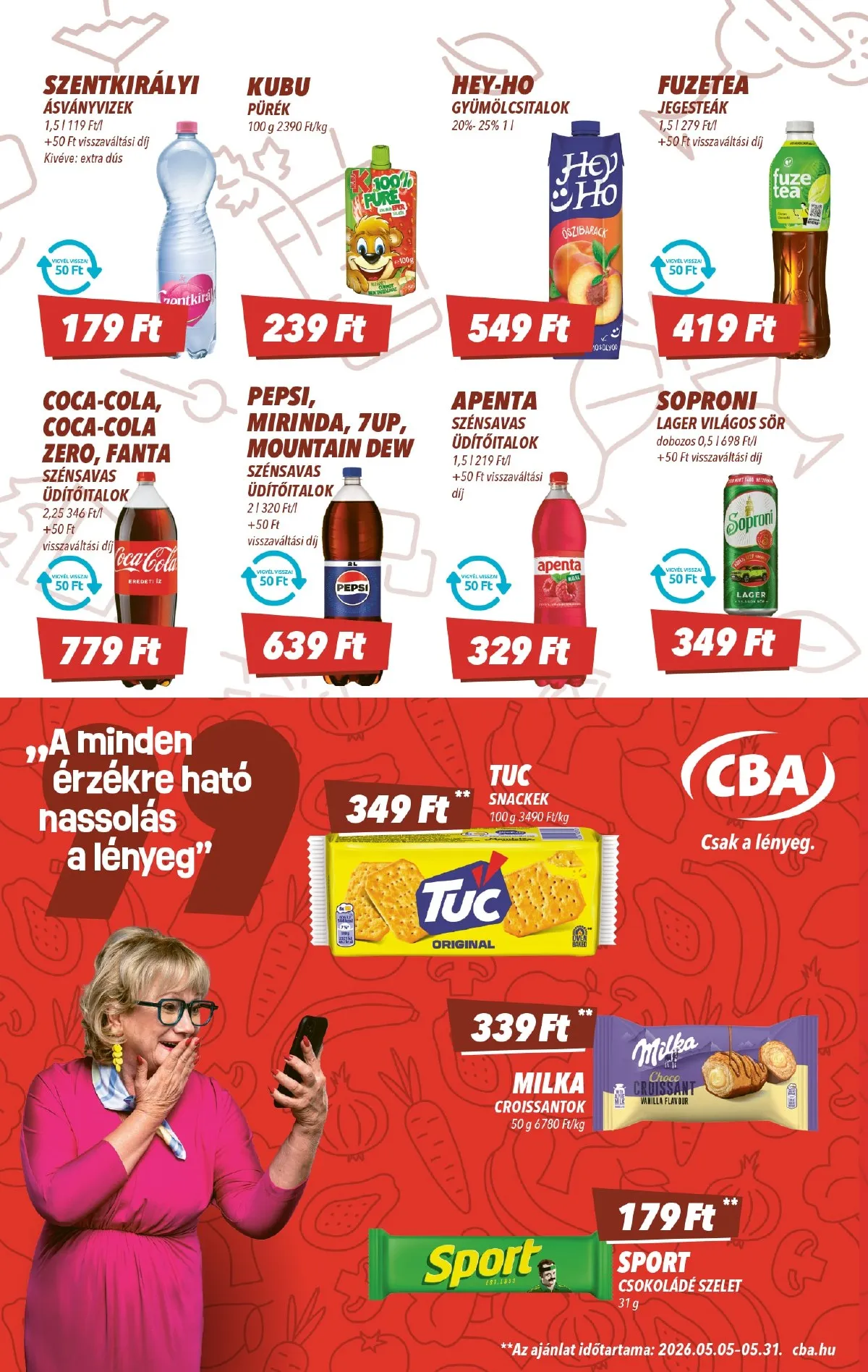 CBA akciós újság 05.14–05.20 – 6. oldal