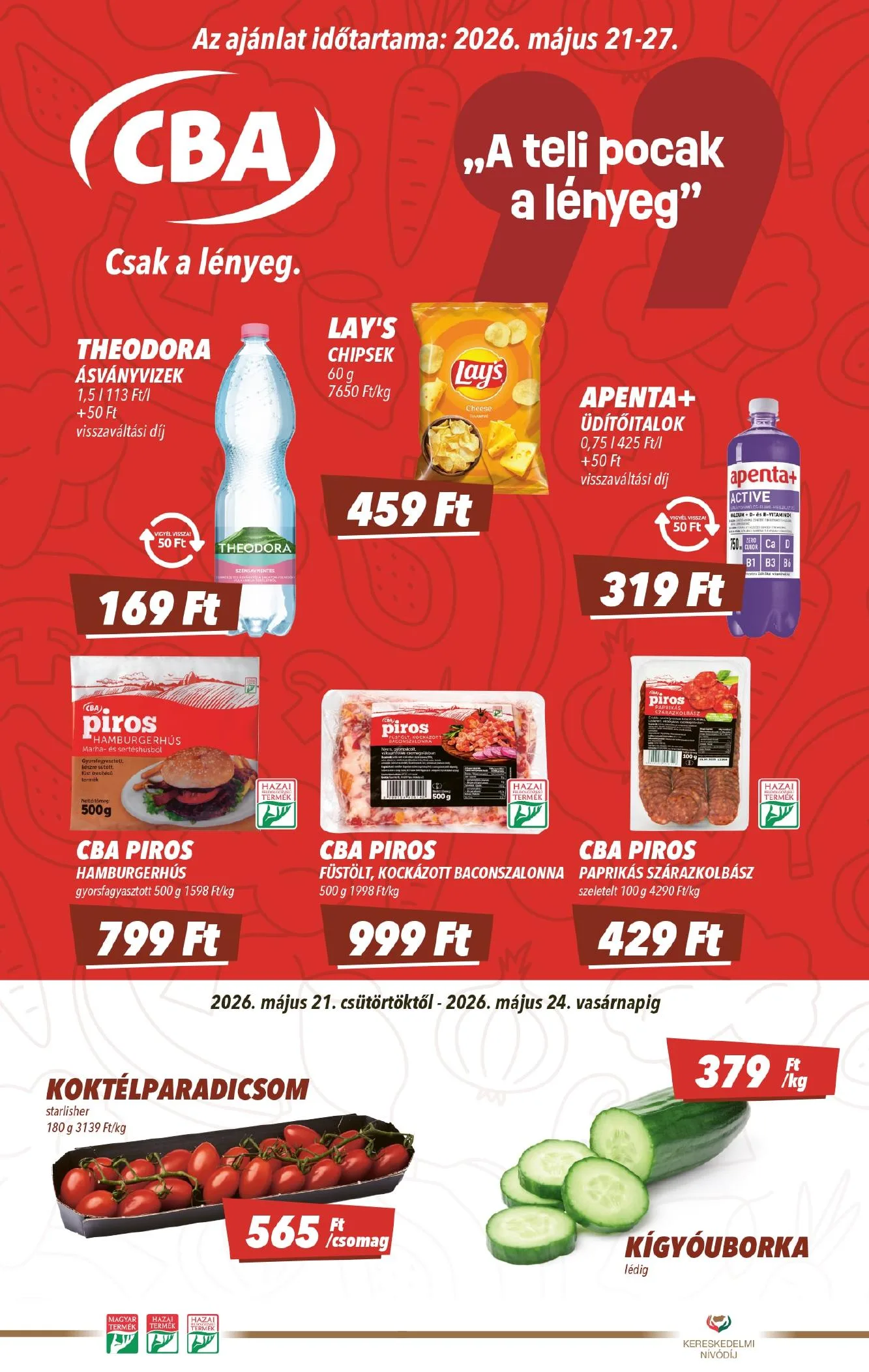 CBA akciós újság 05.21–05.27