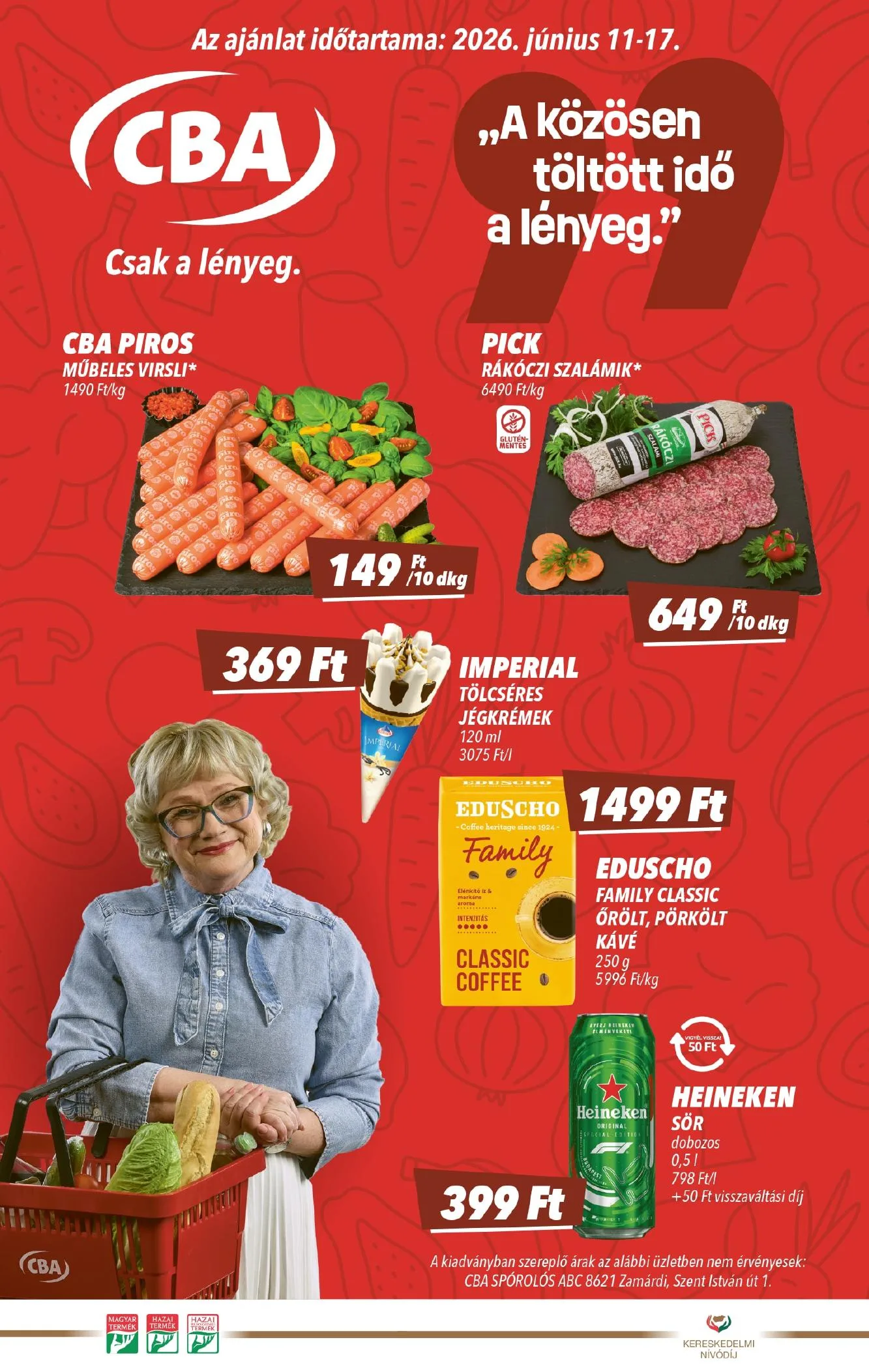 CBA akciós újság 06.11–06.17
