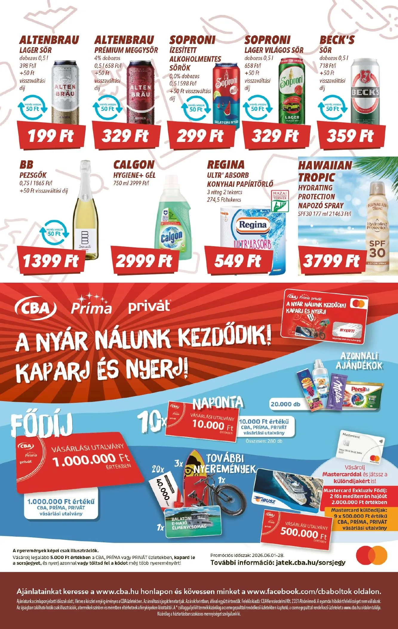 CBA akciós újság 06.18–06.24 – 8. oldal
