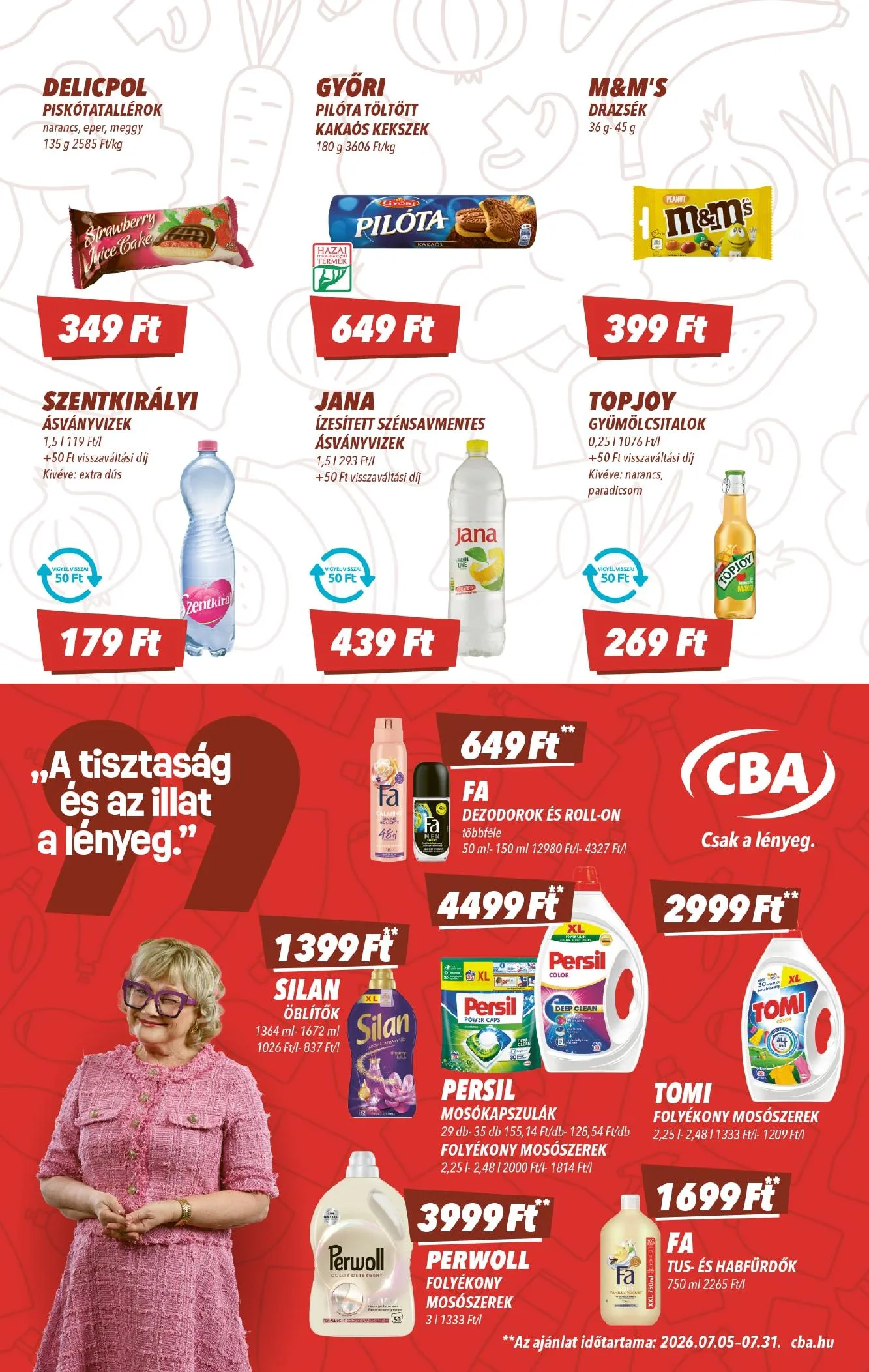 CBA akciós újság 07.09–07.15 – 6. oldal
