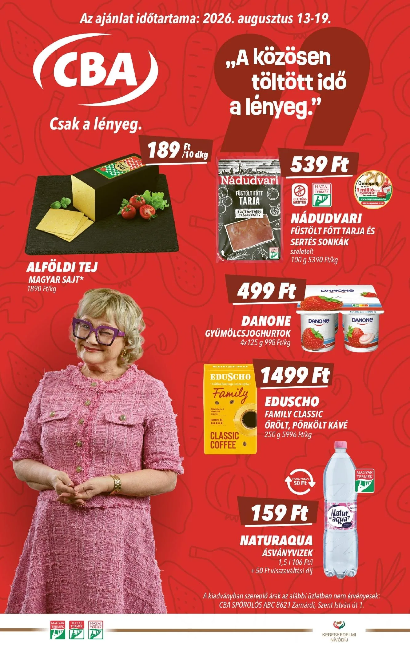 CBA akciós újság 08.13–08.19